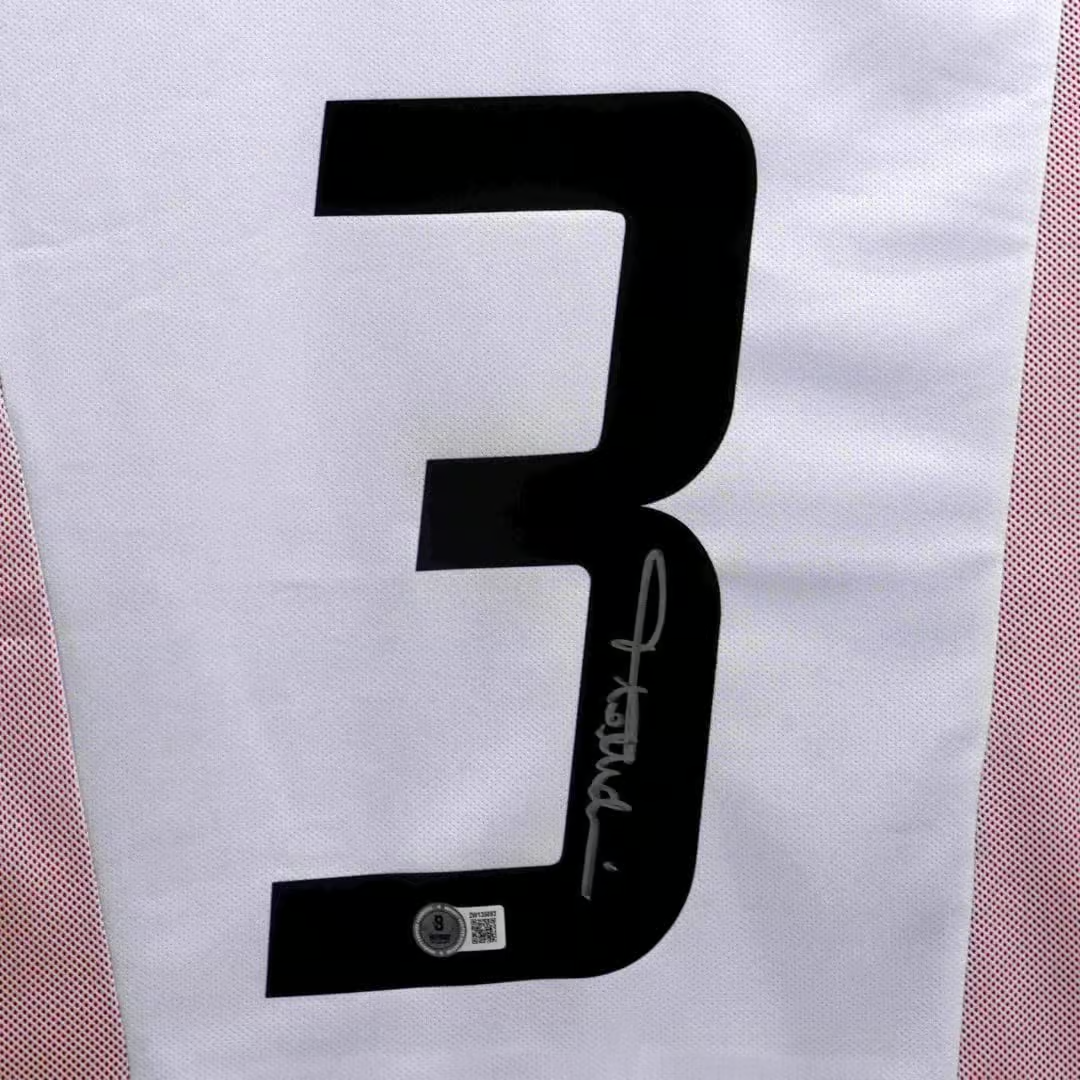 Paolo Maldini Signed AC Milan Away Soccer Jersey #3 with Beckett Witness